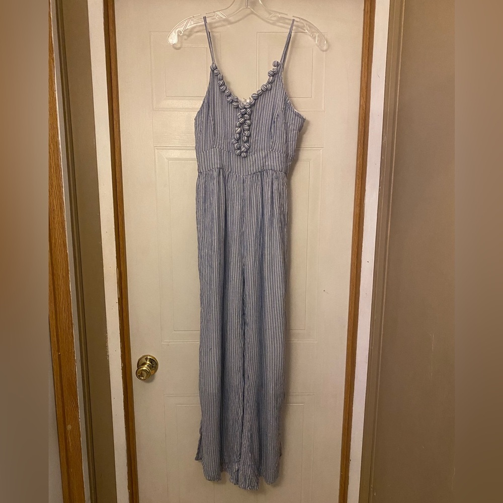 Anthropologie Maeve Maritime Jumpsuit
